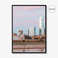 Oklahoma City Skyline Fine Art Photo Print, OKC, Oklahoma, USA Wall Decor Poster