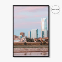 Oklahoma City Skyline Fine Art Photo Print, OKC, Oklahoma, USA Wall Decor Poster