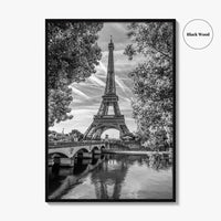 Paris Black and White Fine Art Photo Print, Eiffel Tower, France Poster