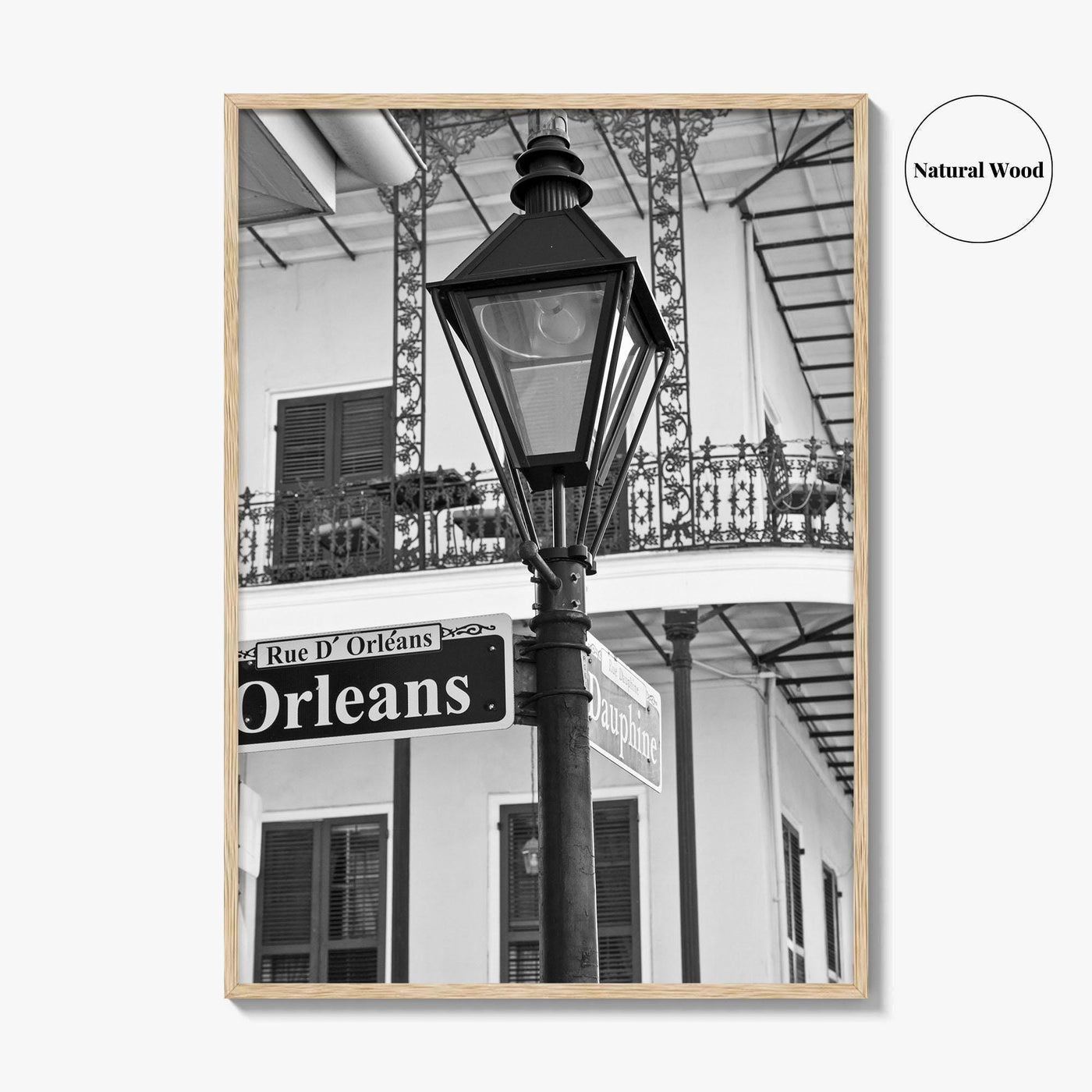 New Orleans Black and White Fine Art Photo Print, French Quarter Louisiana Poster