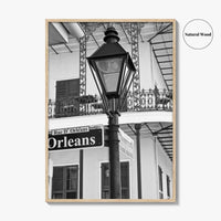 New Orleans Black and White Fine Art Photo Print, French Quarter Louisiana Poster