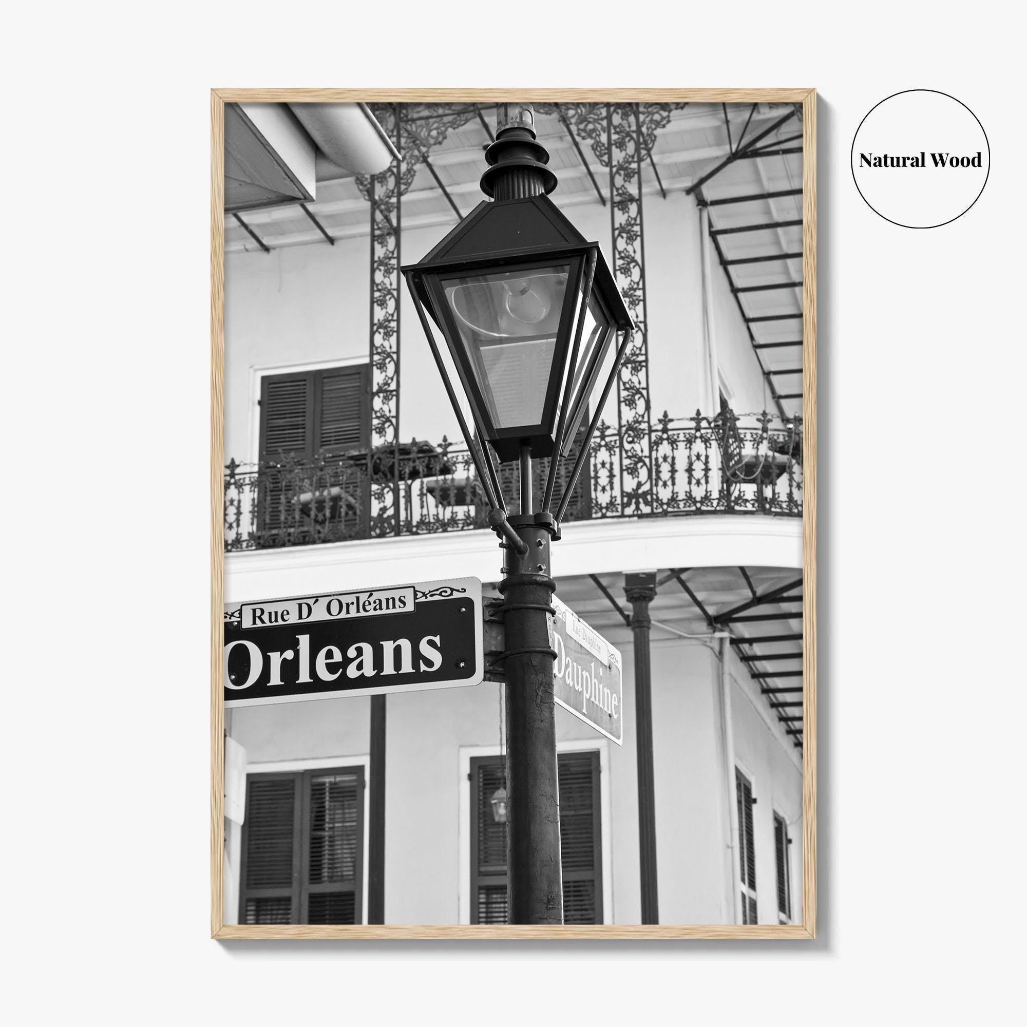 New Orleans Black and White Fine Art Photo Print, French Quarter Louisiana Poster