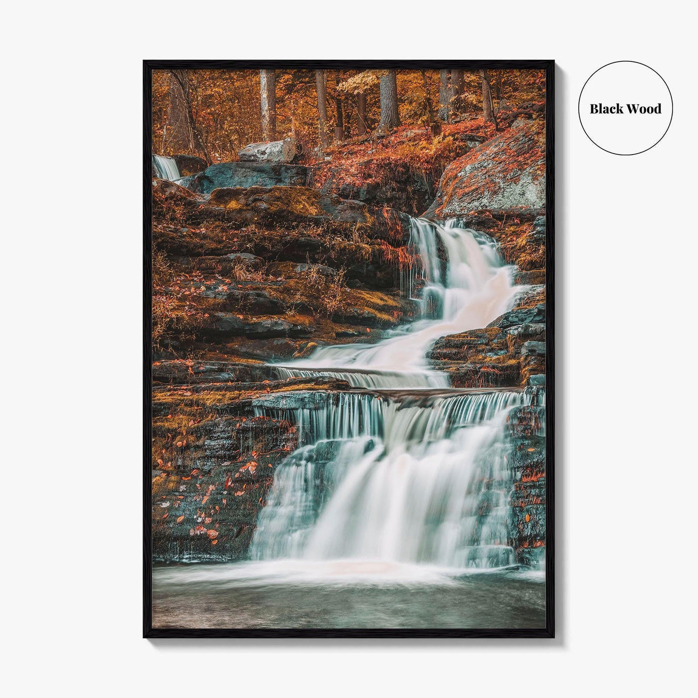 Pocono Mountains Fine Art Photo Print, Factory Falls Waterfall, Delaware Water Gap Pennsylvania