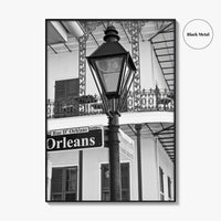 New Orleans Black and White Fine Art Photo Print, French Quarter Louisiana Poster