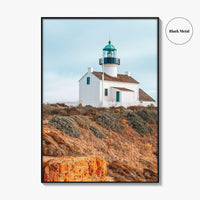 Point Loma Fine Art Photo Print, Cabrillo National Monument Lighthouse, San Diego Poster