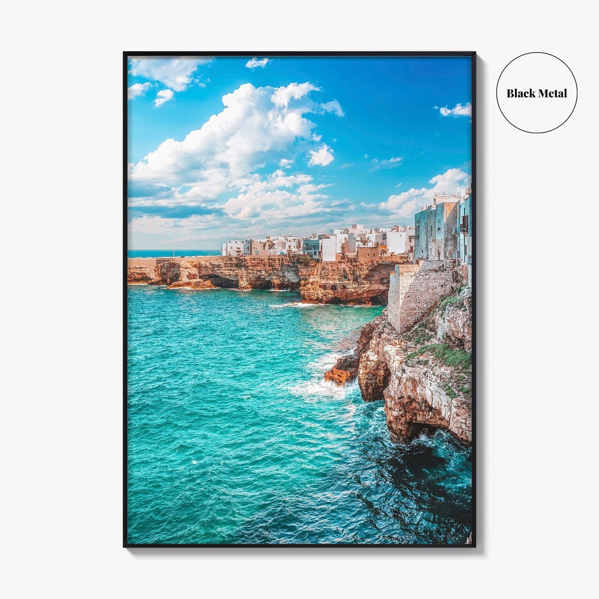 Polignano a Mare Fine Art Photo Print, Puglia Italy, Adriatic Sea Poster