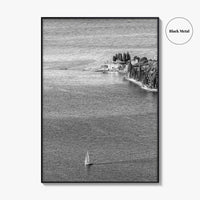Punta San Vigilio Black and White Fine Art Photo Print, Lake Garda Italy Poster
