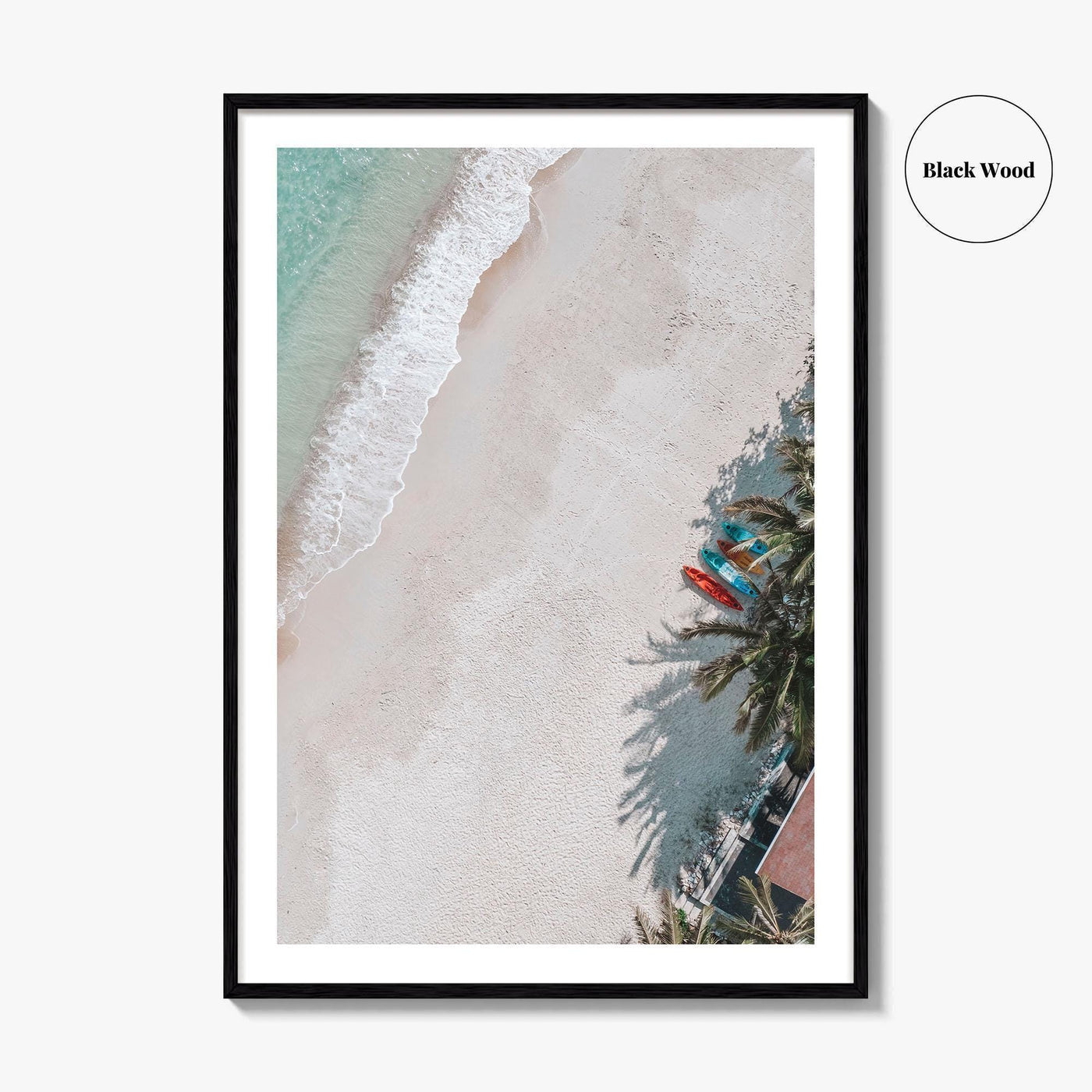 Pacific Beach Fine Art Photo Print, San Diego, California, USA, Aerial Coastline Wall Poster