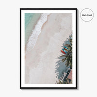 Pacific Beach Fine Art Photo Print, San Diego, California, USA, Aerial Coastline Wall Poster
