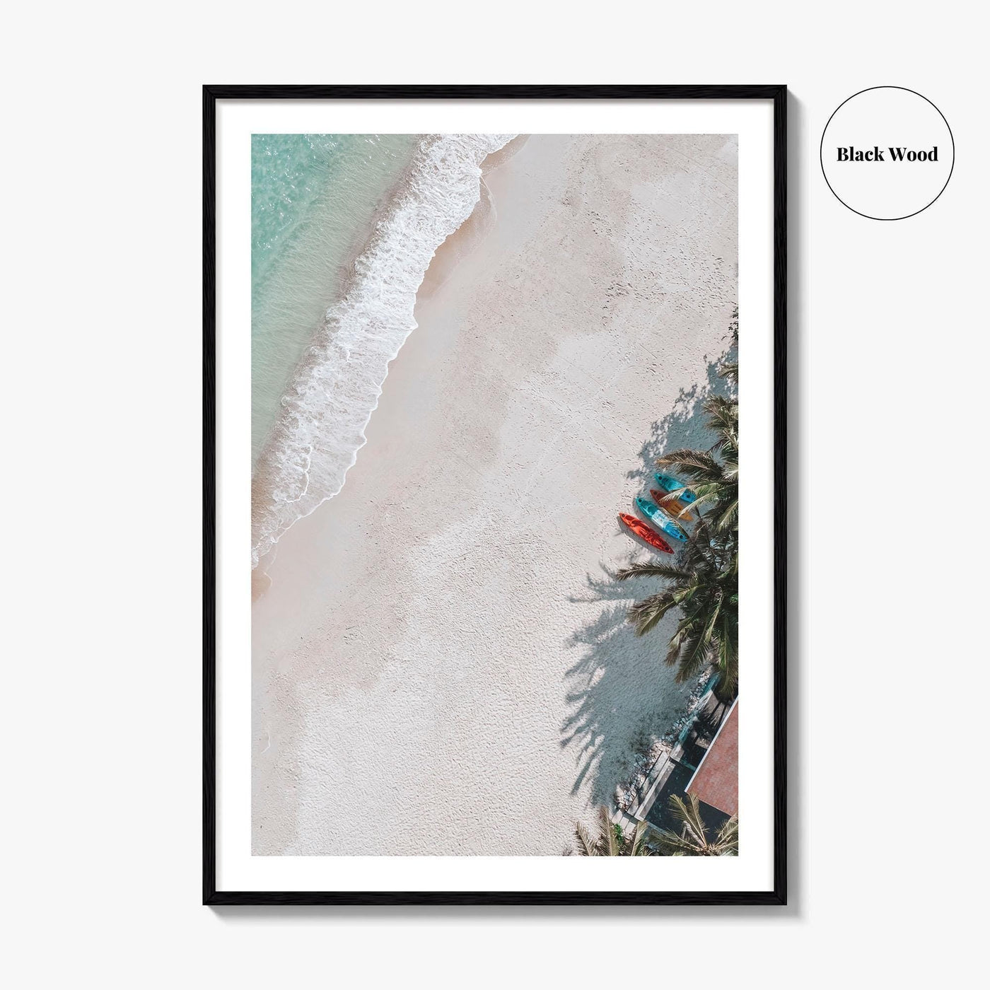 Pacific Beach Fine Art Photo Print, San Diego, California, USA, Aerial Coastline Wall Poster