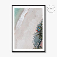 Pacific Beach Fine Art Photo Print, San Diego, California, USA, Aerial Coastline Wall Poster