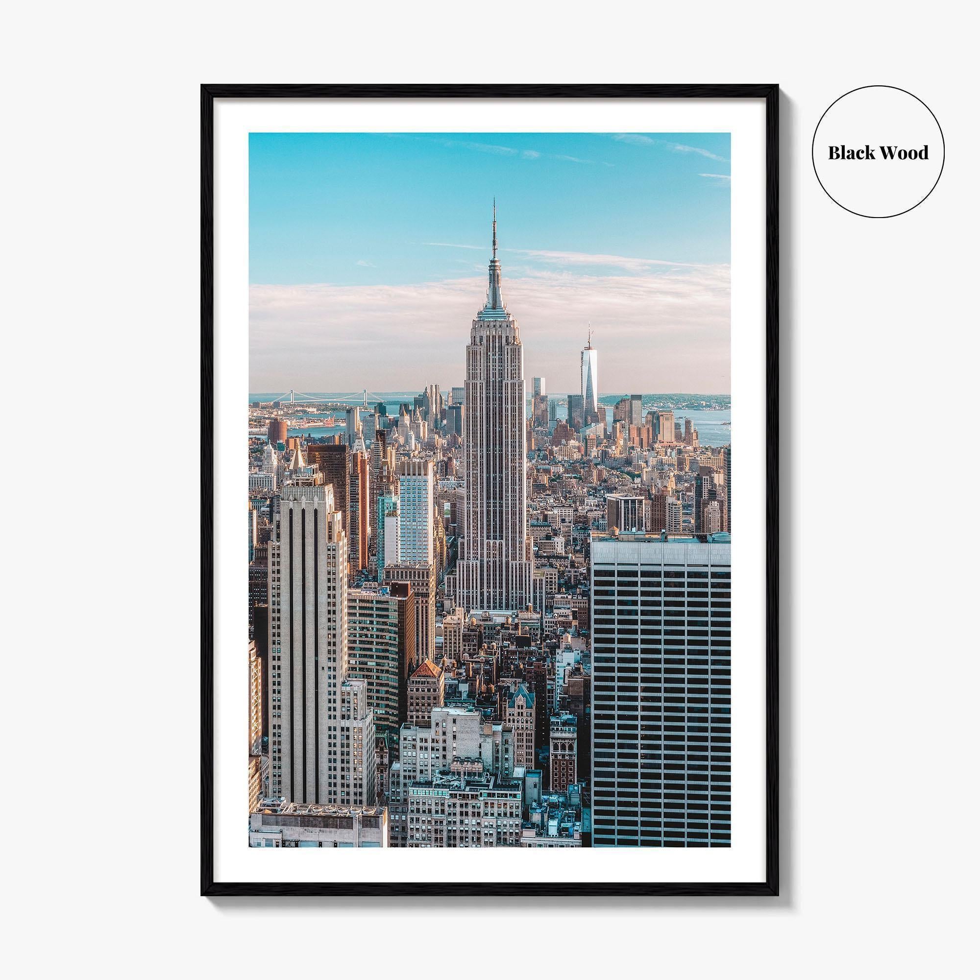 New York City Skyline Fine Art Photo Print, NYC NY USA, Wall Poster