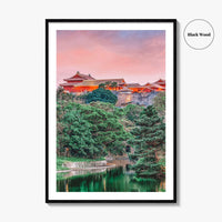 Okinawa Fine Art Photo Print, Shuri Castle, Naha, Japan Wall Decor Poster