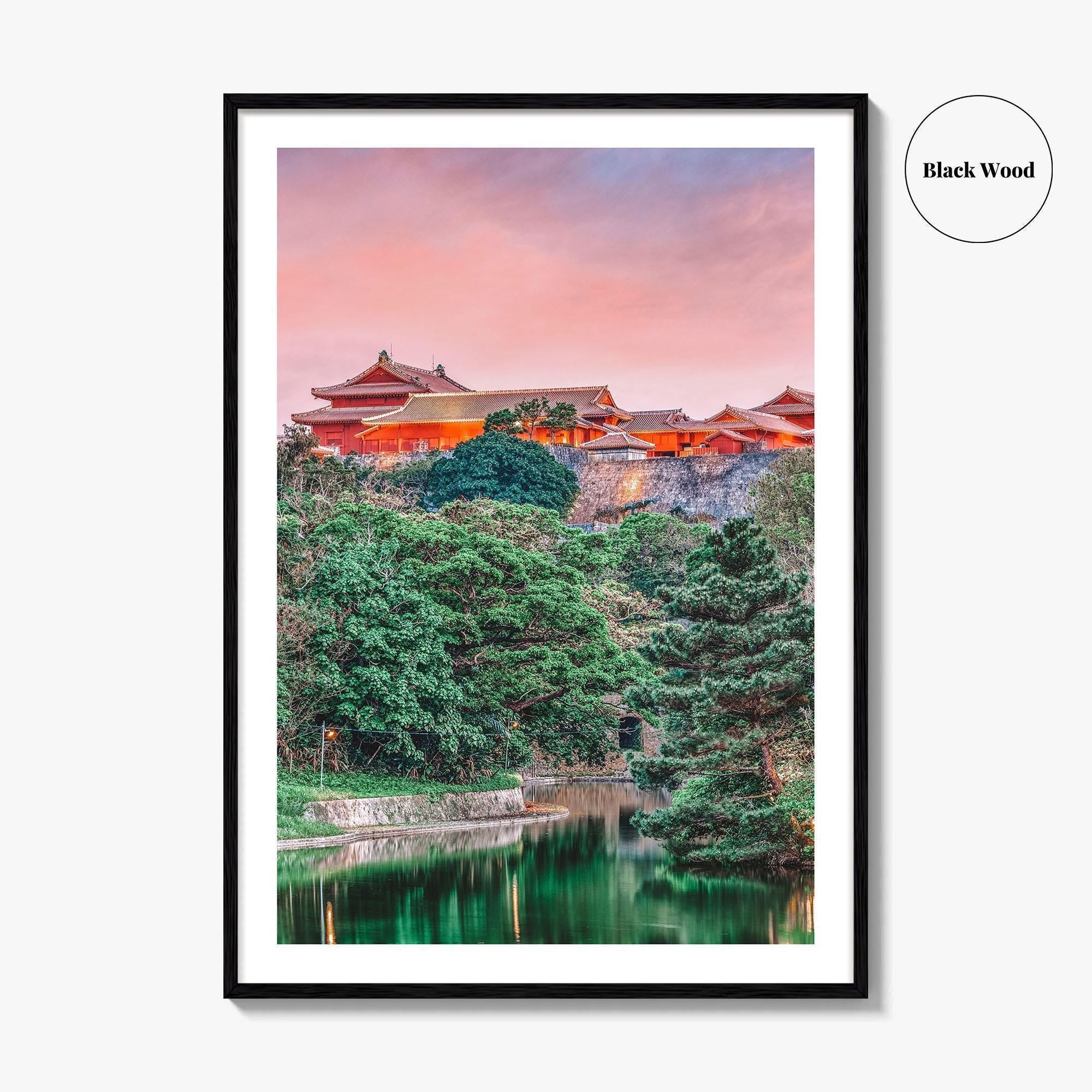 Okinawa Fine Art Photo Print, Shuri Castle, Naha, Japan Wall Decor Poster