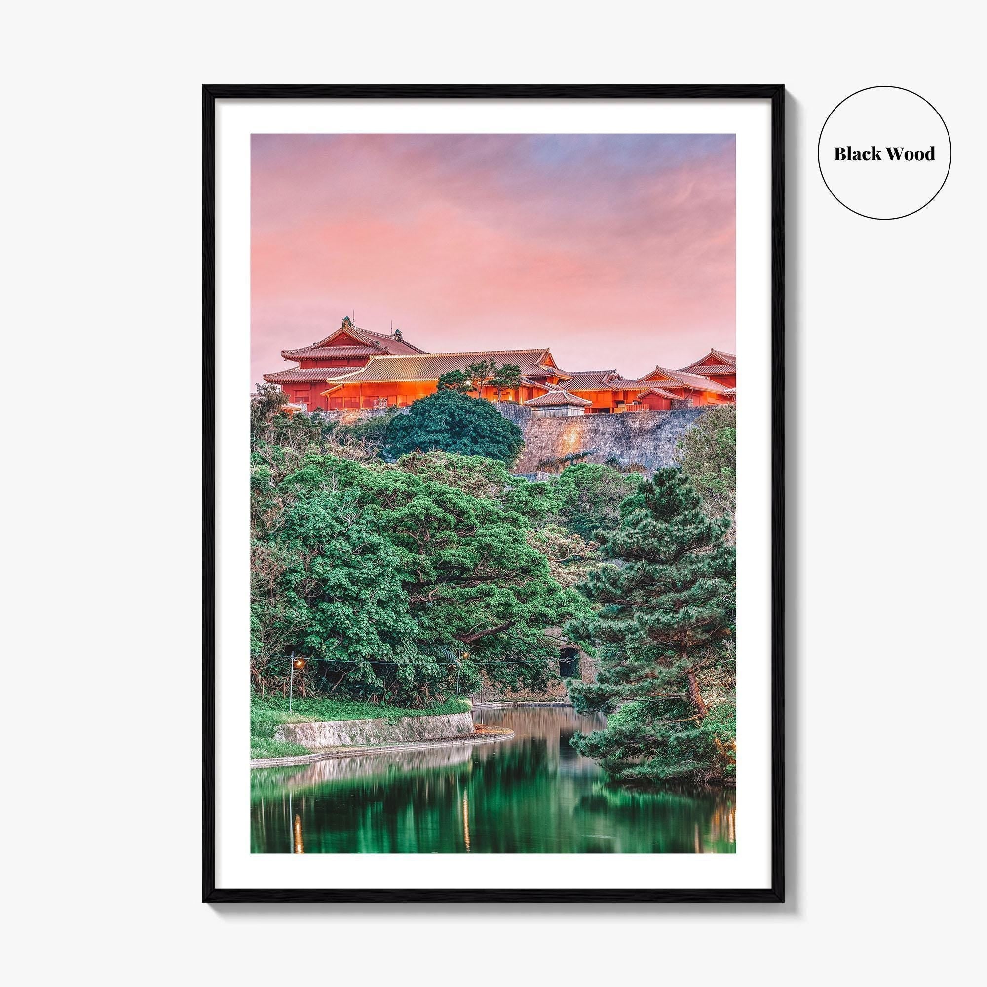Okinawa Fine Art Photo Print, Shuri Castle, Naha, Japan Wall Decor Poster