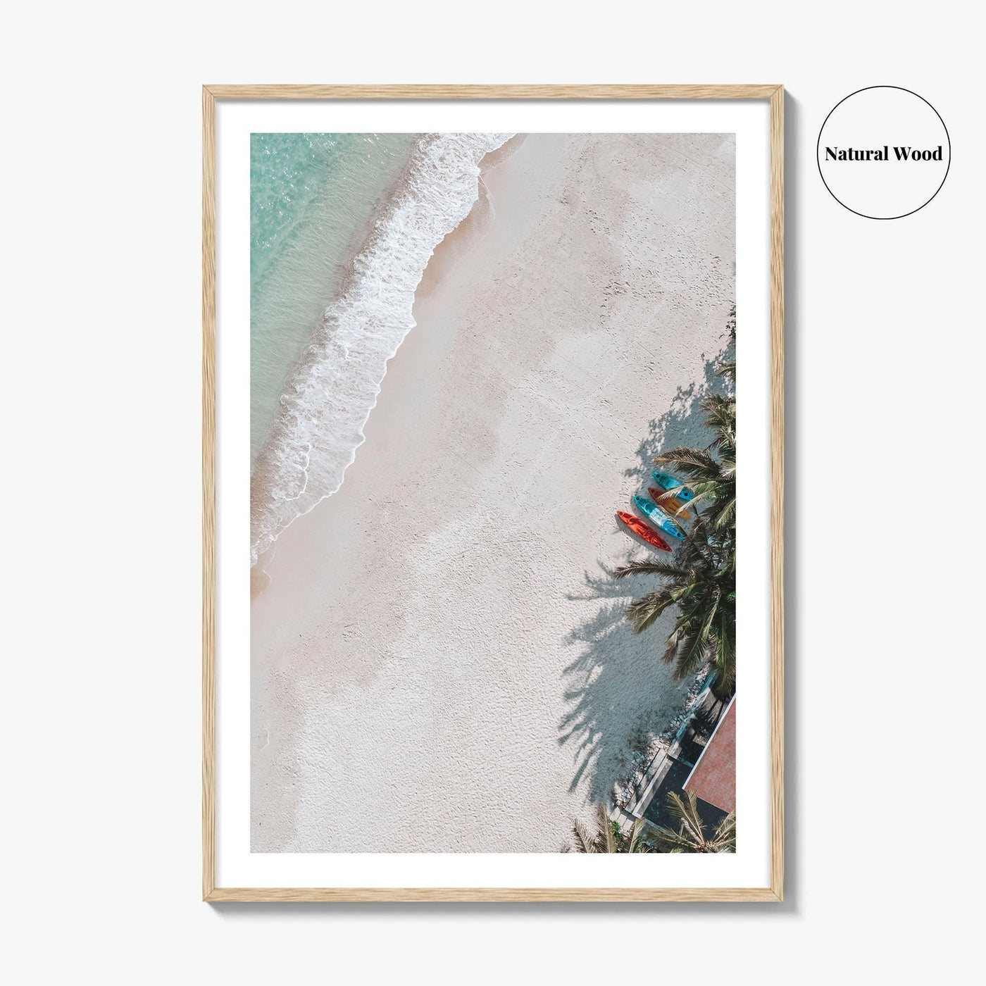 Pacific Beach Fine Art Photo Print, San Diego, California, USA, Aerial Coastline Wall Poster
