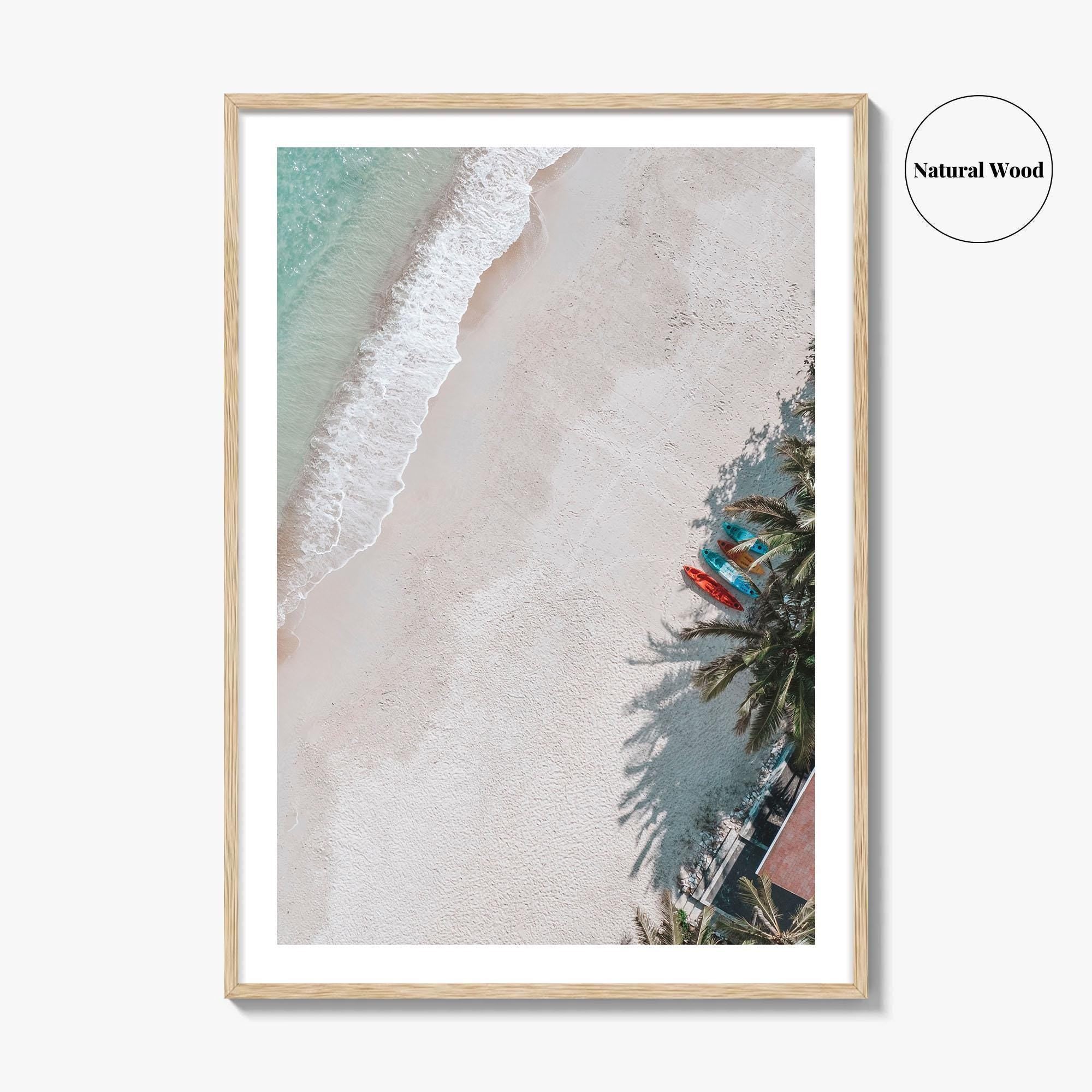 Pacific Beach Fine Art Photo Print, San Diego, California, USA, Aerial Coastline Wall Poster