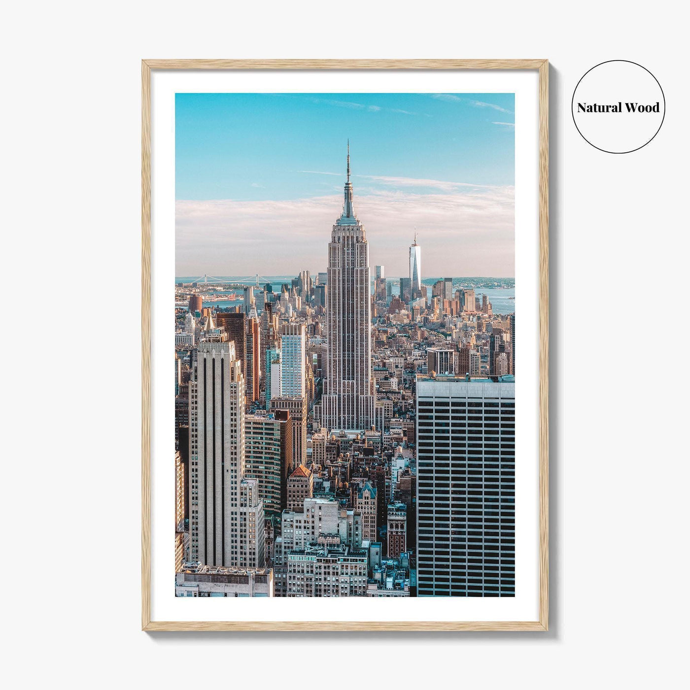 New York City Skyline Fine Art Photo Print, NYC NY USA, Wall Poster