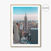 New York City Skyline Fine Art Photo Print, NYC NY USA, Wall Poster