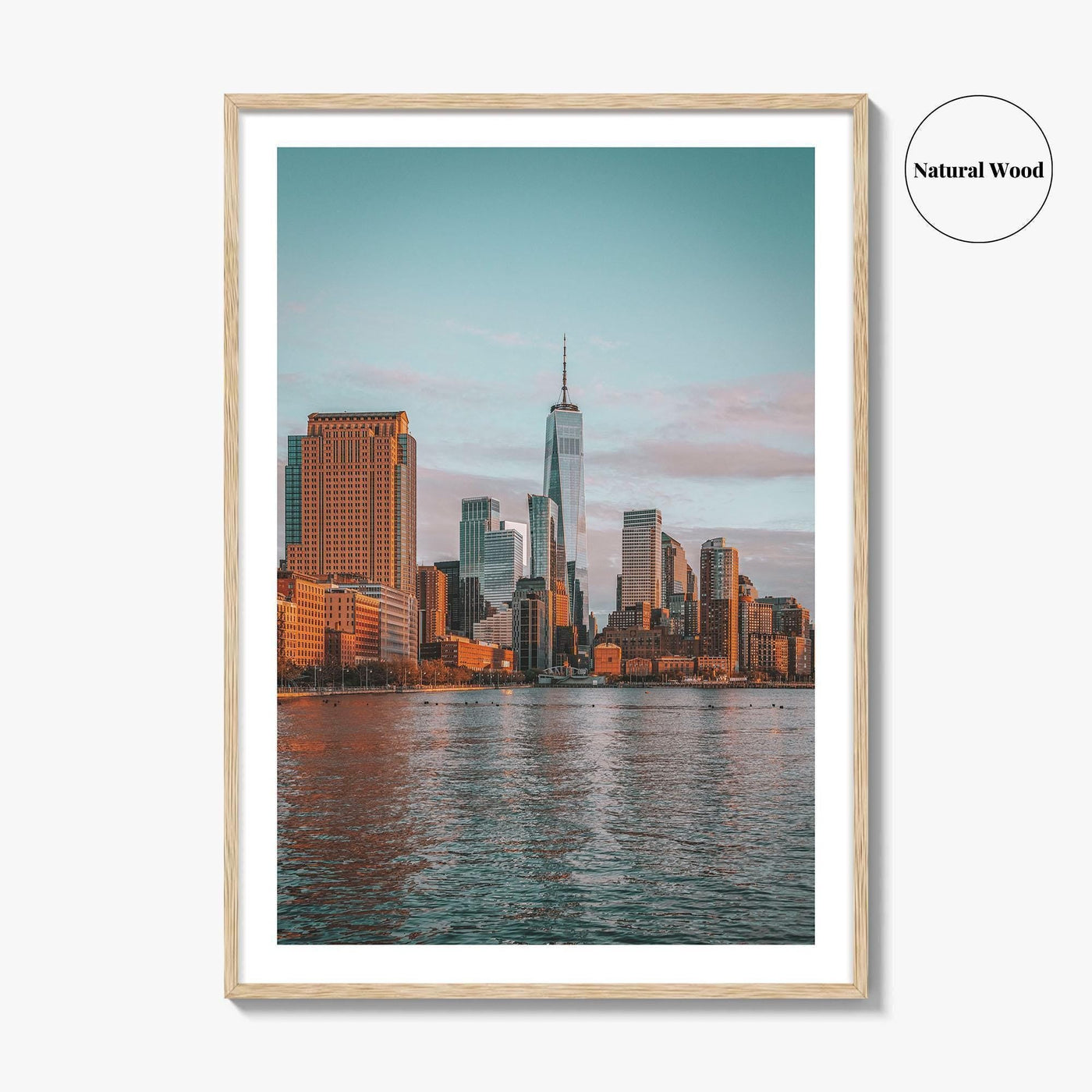 New York City Skyline Fine Art Photo Print, Manhattan, Financial District, Wall Decor Poster