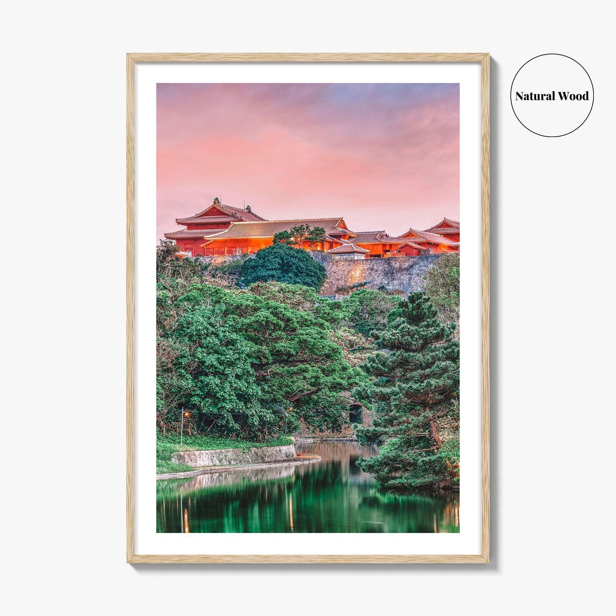 Okinawa Fine Art Photo Print, Shuri Castle, Naha, Japan Wall Decor Poster