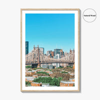 Queens New York Fine Art Photo Print, Queensboro Bridge, East River, NYC, Manhattan