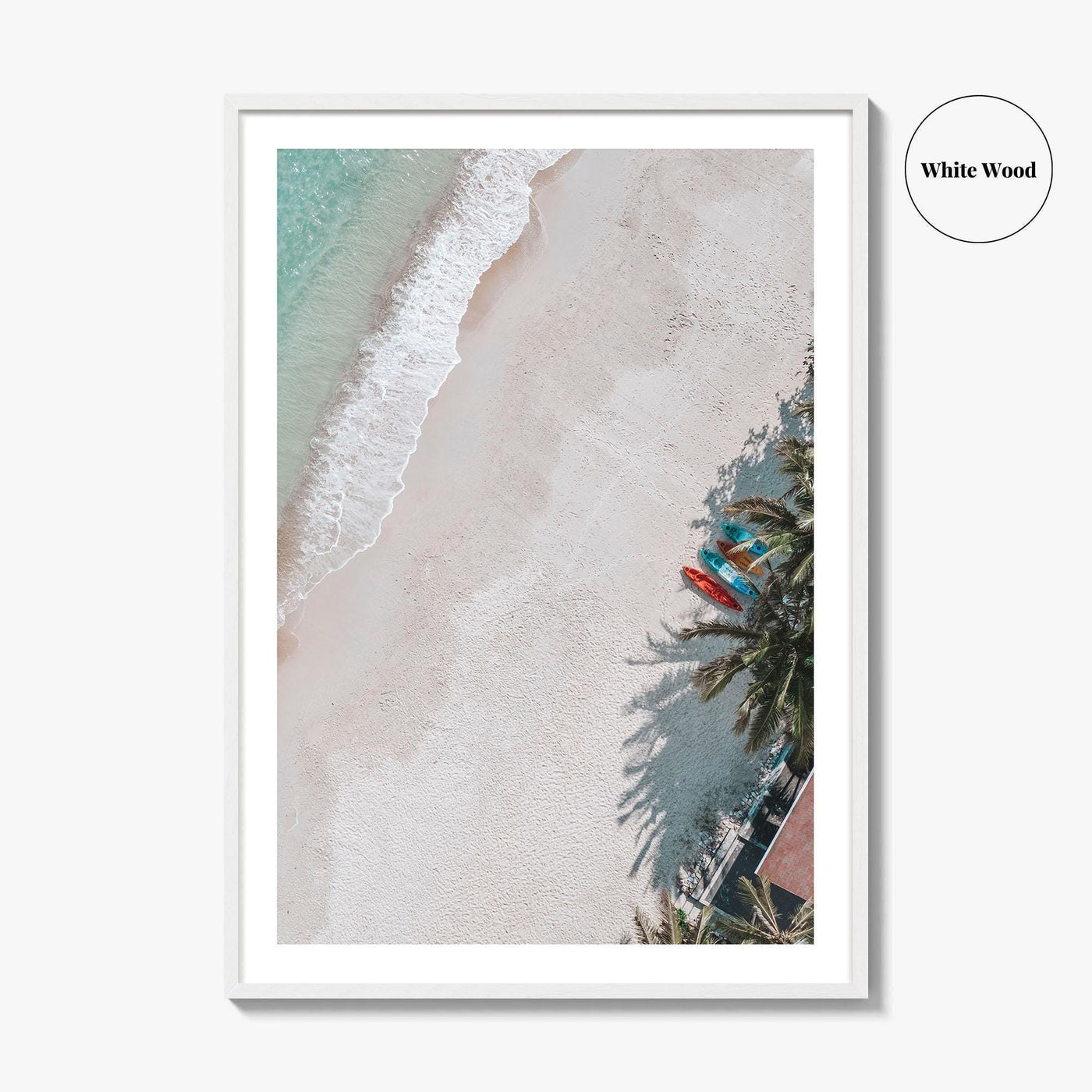 Pacific Beach Fine Art Photo Print, San Diego, California, USA, Aerial Coastline Wall Poster