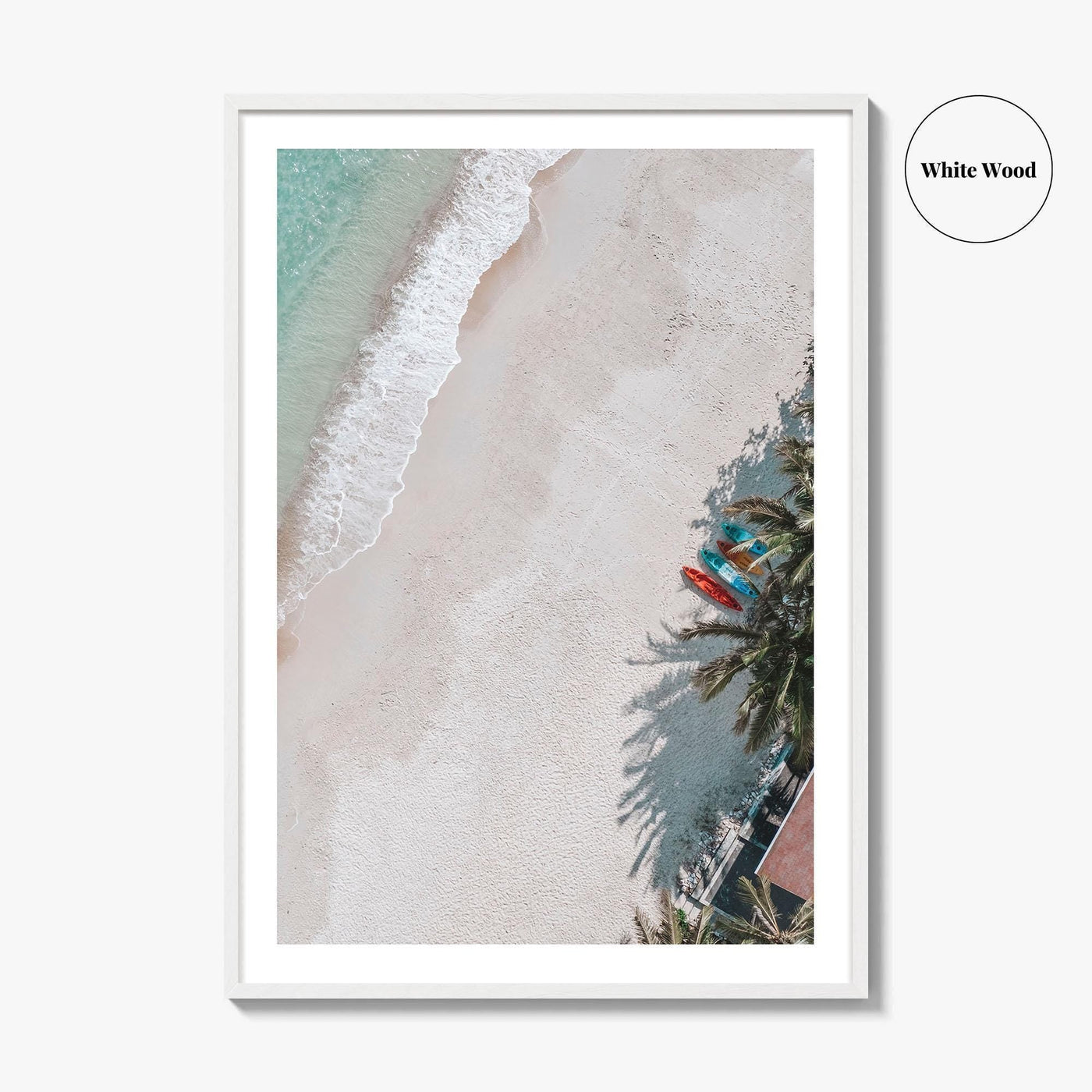 Pacific Beach Fine Art Photo Print, San Diego, California, USA, Aerial Coastline Wall Poster