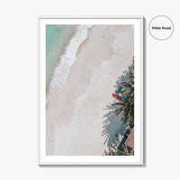 Pacific Beach Fine Art Photo Print, San Diego, California, USA, Aerial Coastline Wall Poster