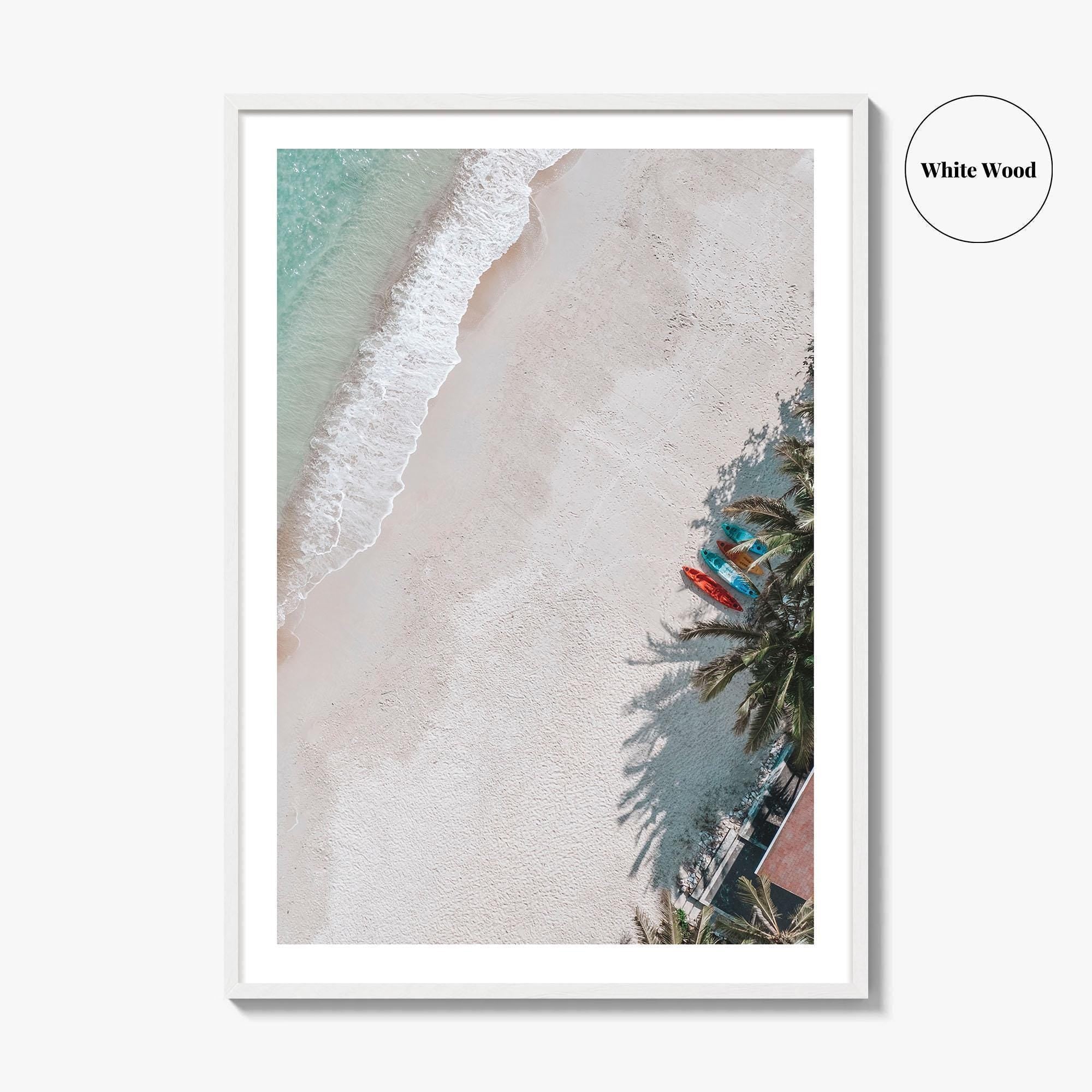 Pacific Beach Fine Art Photo Print, San Diego, California, USA, Aerial Coastline Wall Poster
