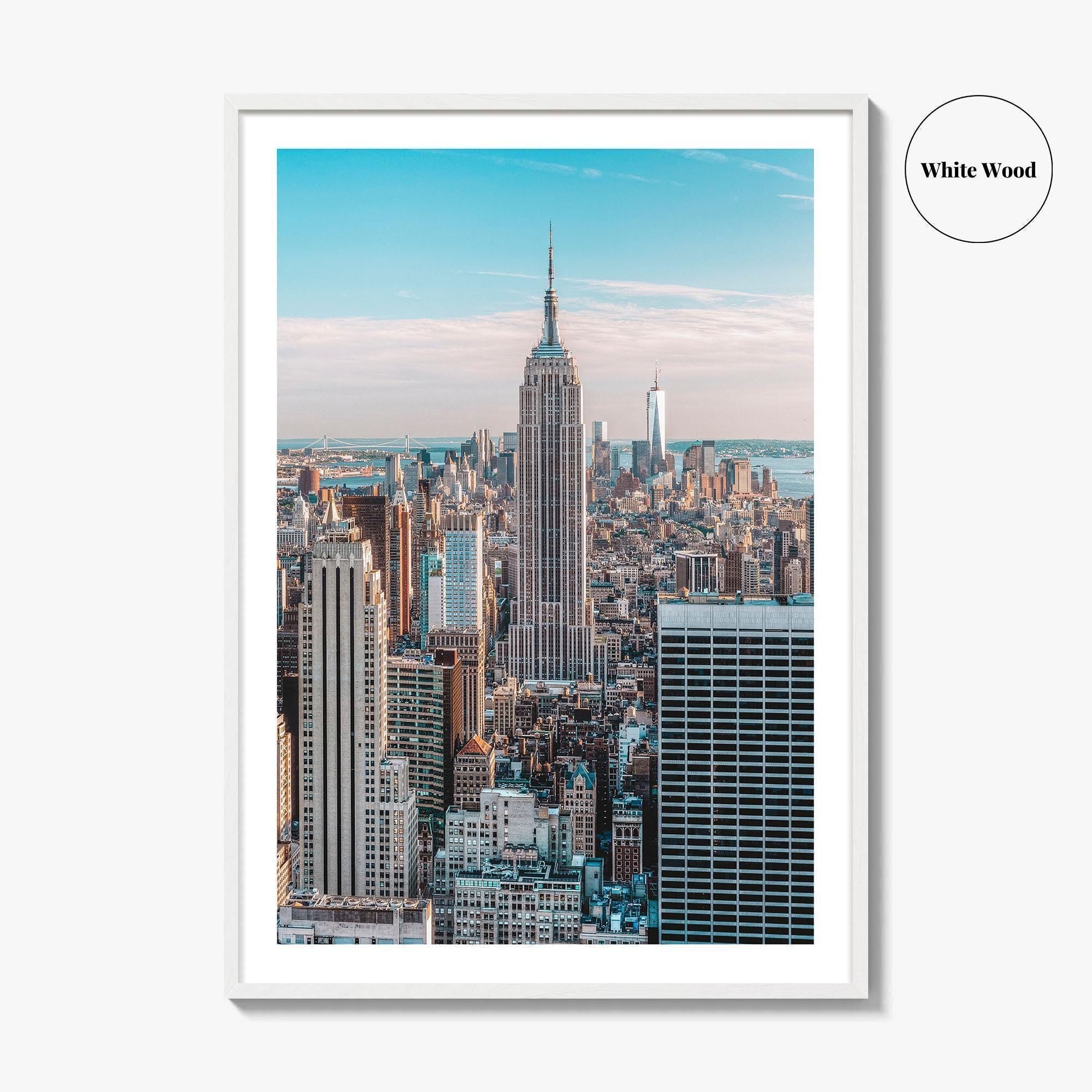 New York City Skyline Fine Art Photo Print, NYC NY USA, Wall Poster