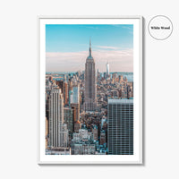 New York City Skyline Fine Art Photo Print, NYC NY USA, Wall Poster