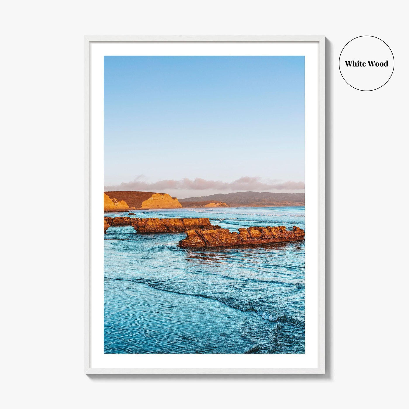 Point Reyes Fine Art Photo Print, Drakes Beach California Ocean Poster