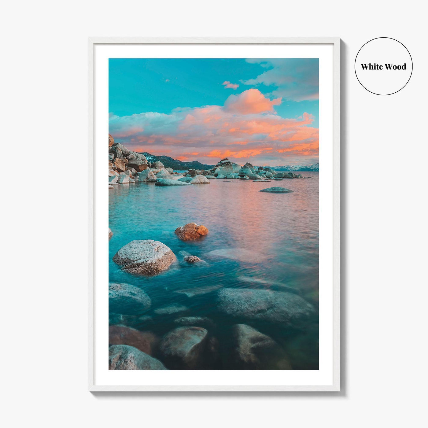 North Lake Tahoe Fine Art Photo Print, Incline Village, California, Nevada, USA Poster