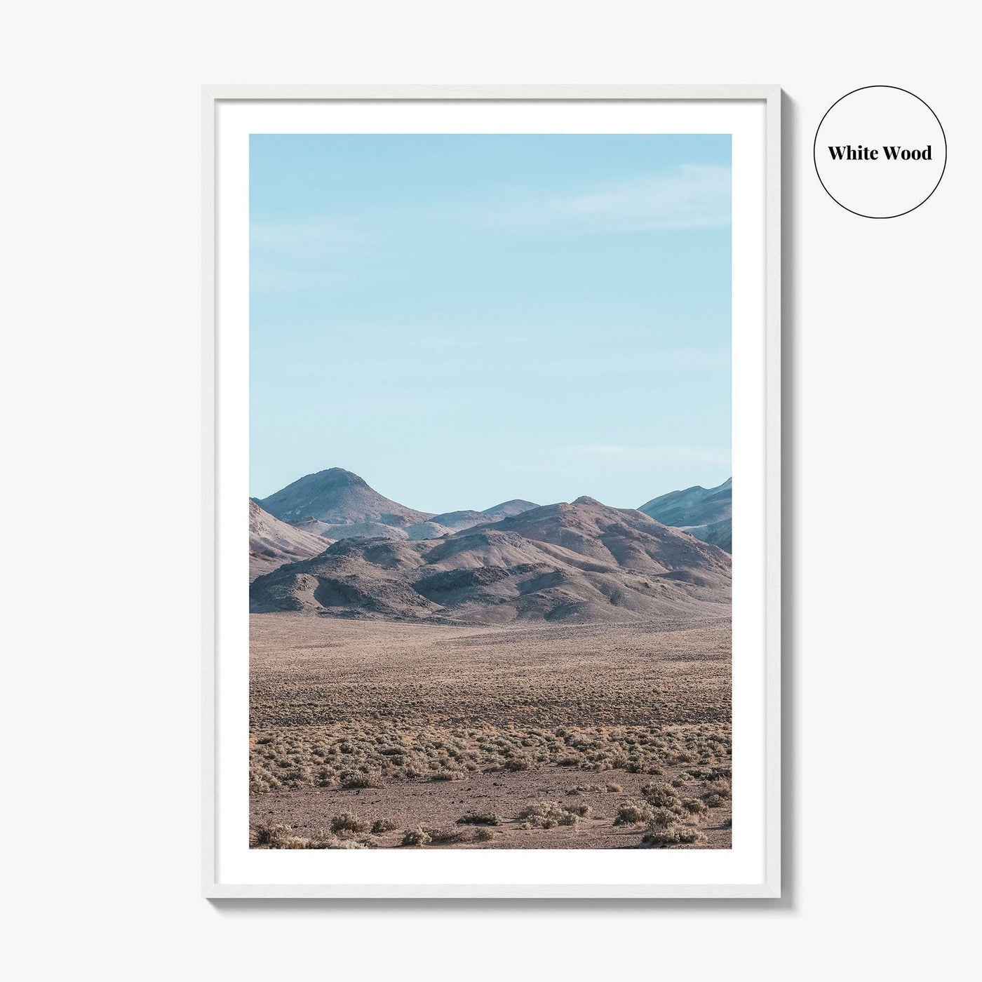 Nevada Fine Art Photo Print, Desert Mountain Landscape, United States Wall Poster