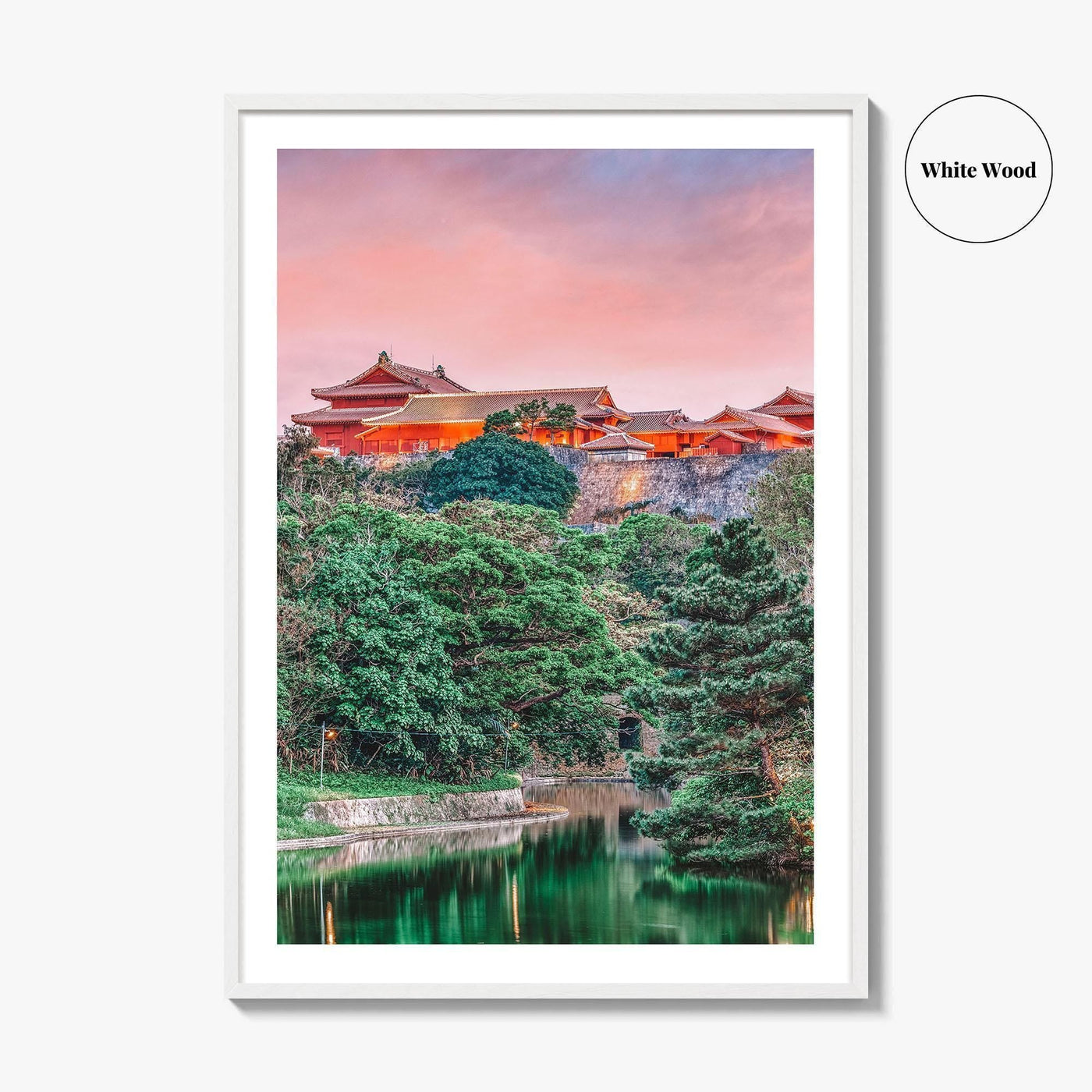 Okinawa Fine Art Photo Print, Shuri Castle, Naha, Japan Wall Decor Poster