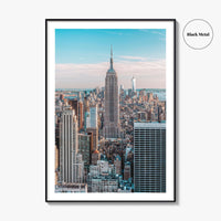 New York City Skyline Fine Art Photo Print, NYC NY USA, Wall Poster