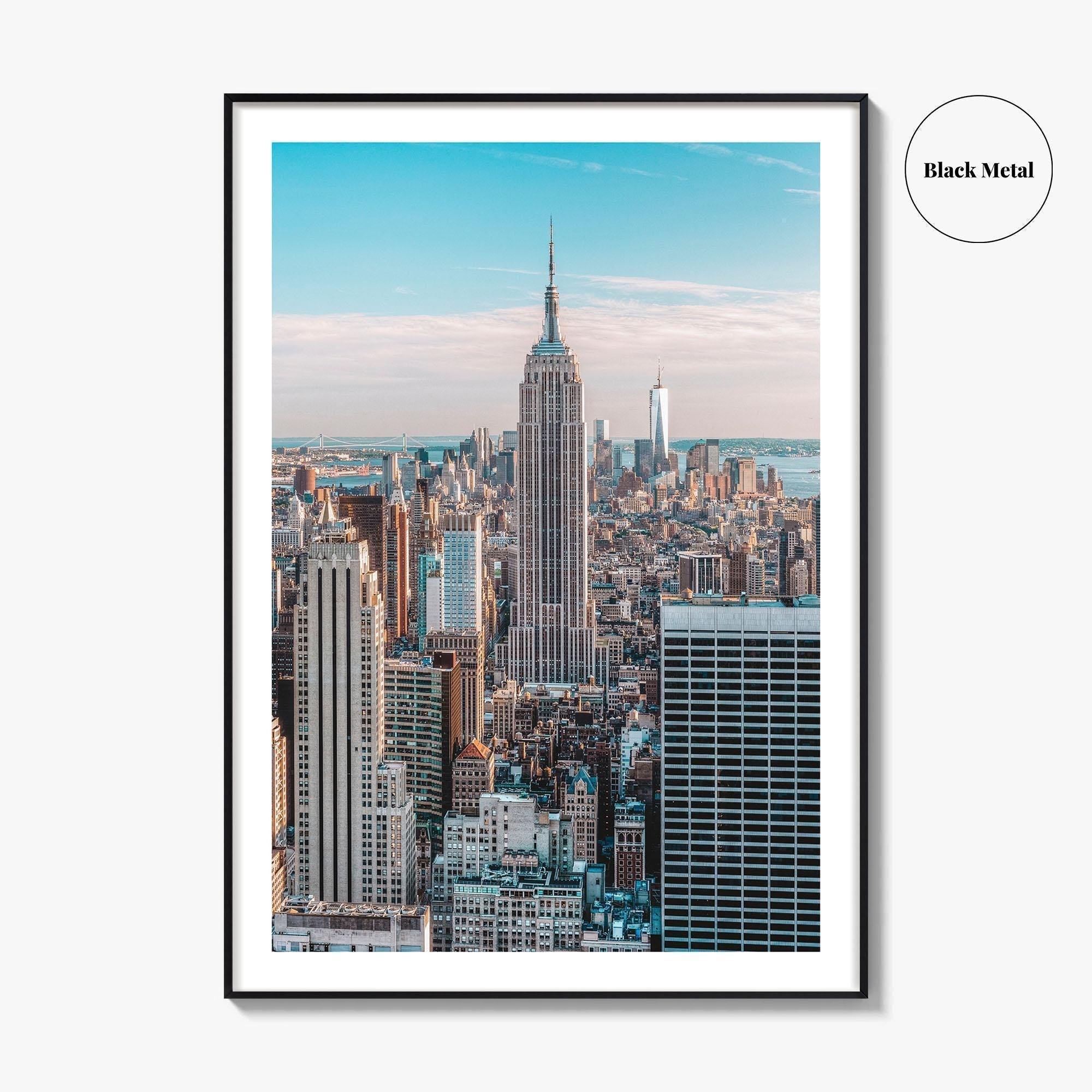 New York City Skyline Fine Art Photo Print, NYC NY USA, Wall Poster