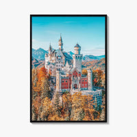 Neuschwanstein Castle Fine Art Photo Print, Bavaria, Germany, Bavarian Alps Wall Decor Poster