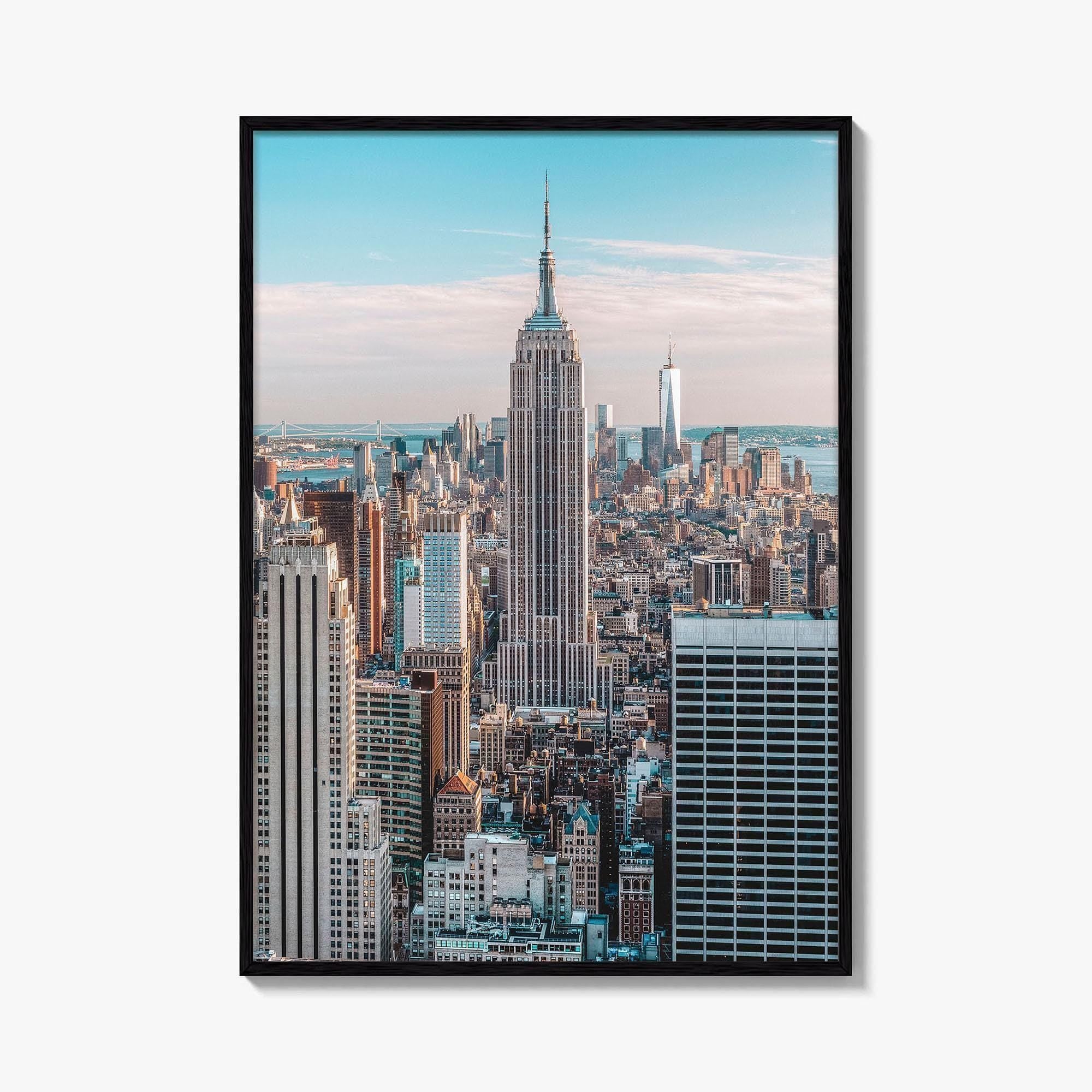 New York City Skyline Fine Art Photo Print, NYC NY USA, Wall Poster