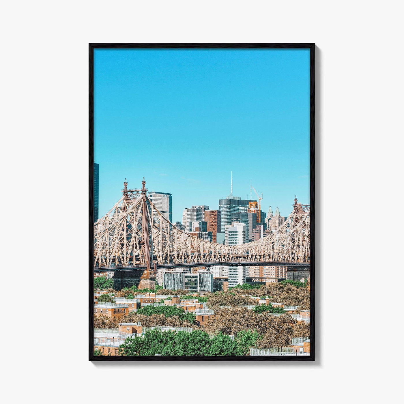 Queens New York Fine Art Photo Print, Queensboro Bridge, East River, NYC, Manhattan