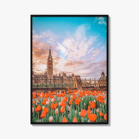 Ottawa Fine Art Photo Print, Parliament Hill, Canada, Ontario, Tulip Festival, Wall Decor