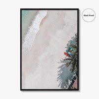 Pacific Beach Fine Art Photo Print, San Diego, California, USA, Aerial Coastline Wall Poster