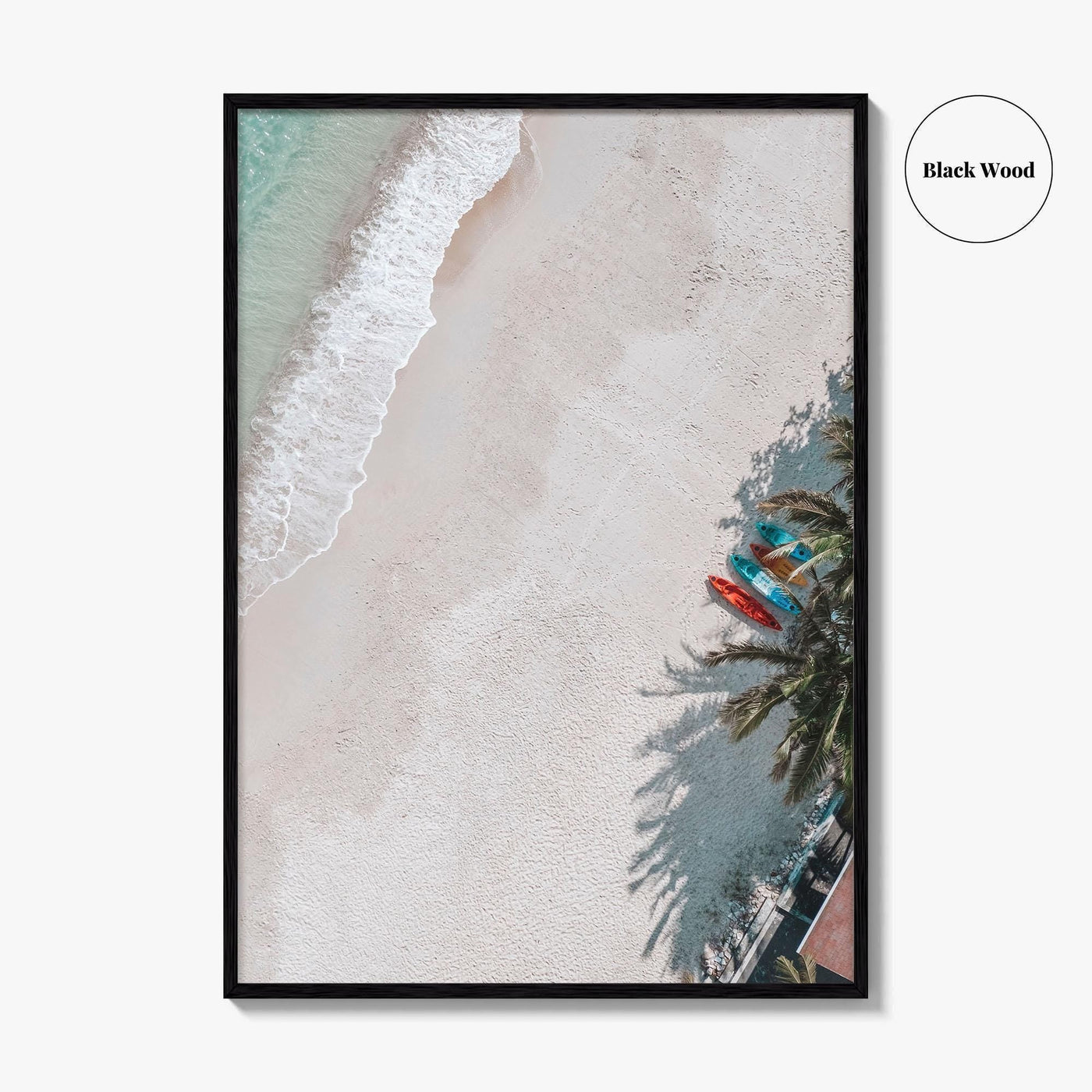 Pacific Beach Fine Art Photo Print, San Diego, California, USA, Aerial Coastline Wall Poster
