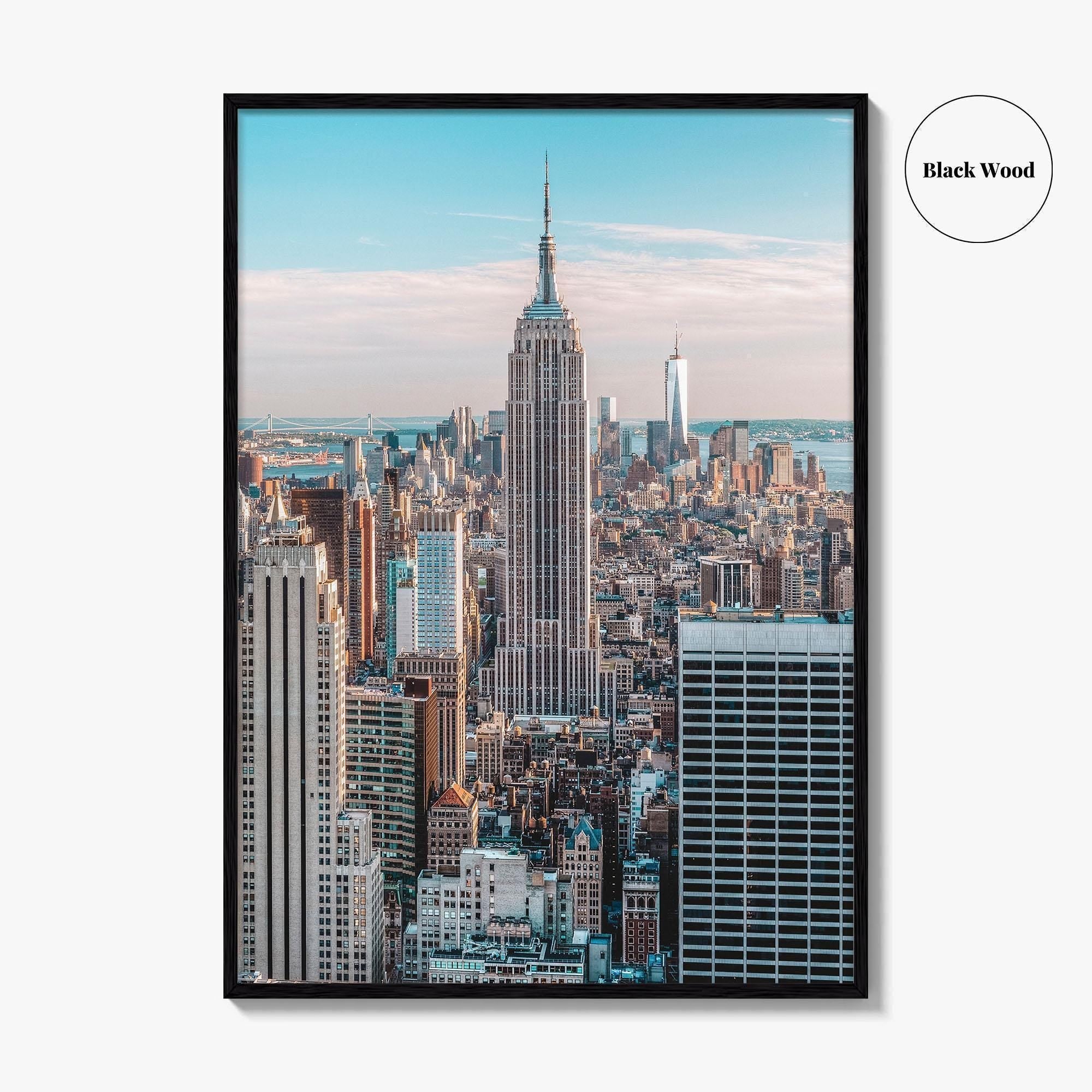 New York City Skyline Fine Art Photo Print, NYC NY USA, Wall Poster