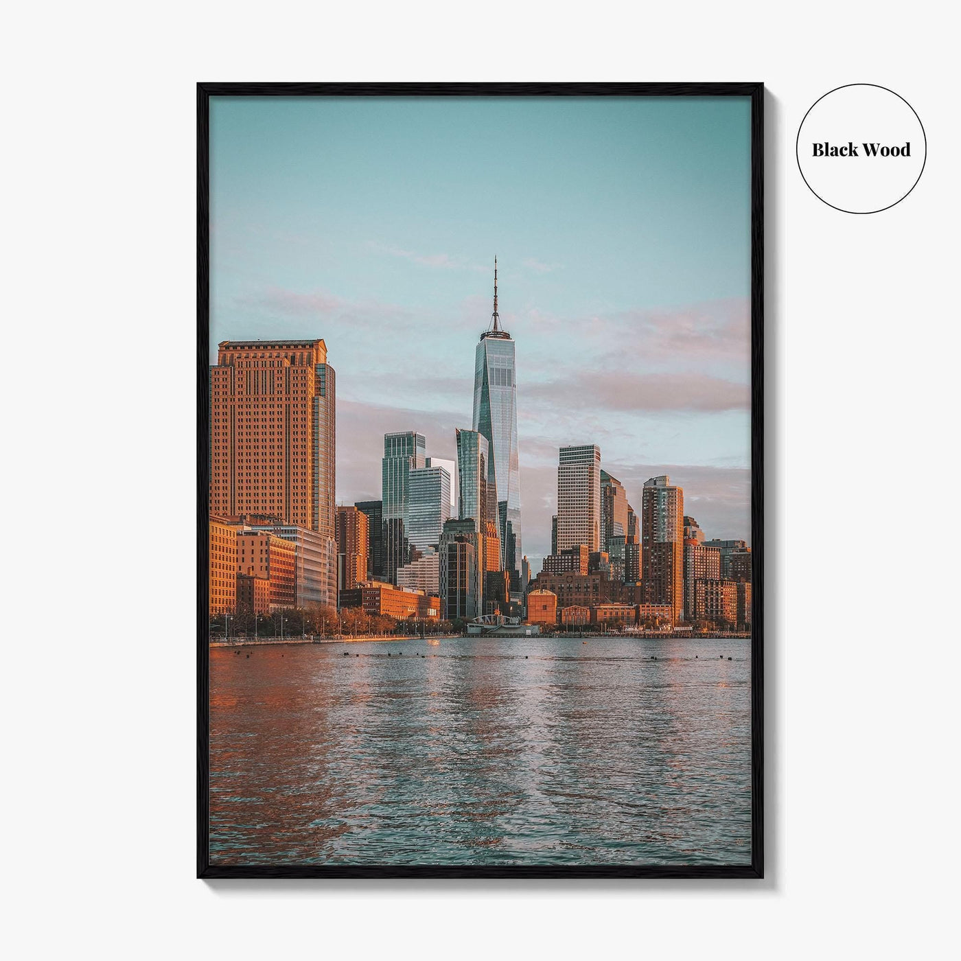 New York City Skyline Fine Art Photo Print, Manhattan, Financial District, Wall Decor Poster