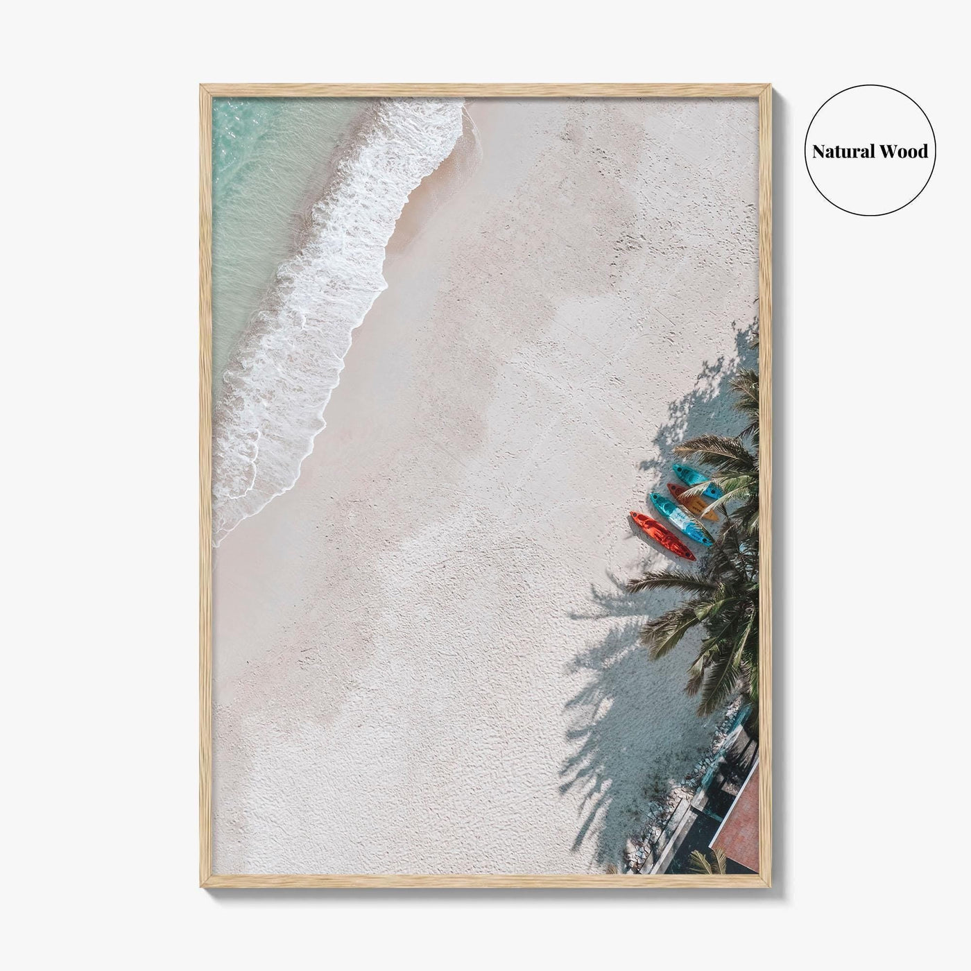 Pacific Beach Fine Art Photo Print, San Diego, California, USA, Aerial Coastline Wall Poster