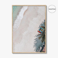 Pacific Beach Fine Art Photo Print, San Diego, California, USA, Aerial Coastline Wall Poster