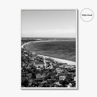 Provincetown Black and White Fine Art Photo Print, Cape Cod Pilgrim Monument Massachusetts Poster