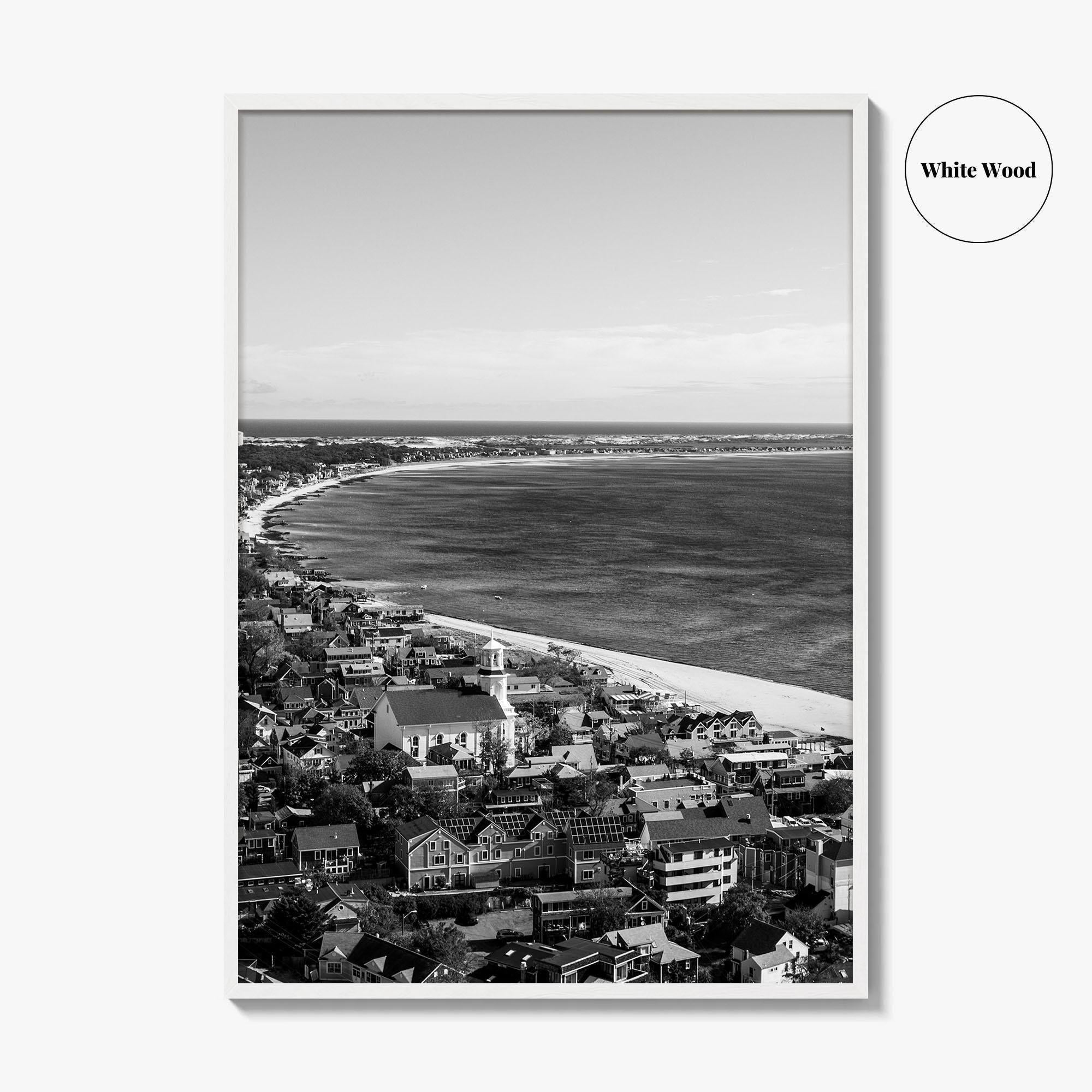 Provincetown Black and White Fine Art Photo Print, Cape Cod Pilgrim Monument Massachusetts Poster